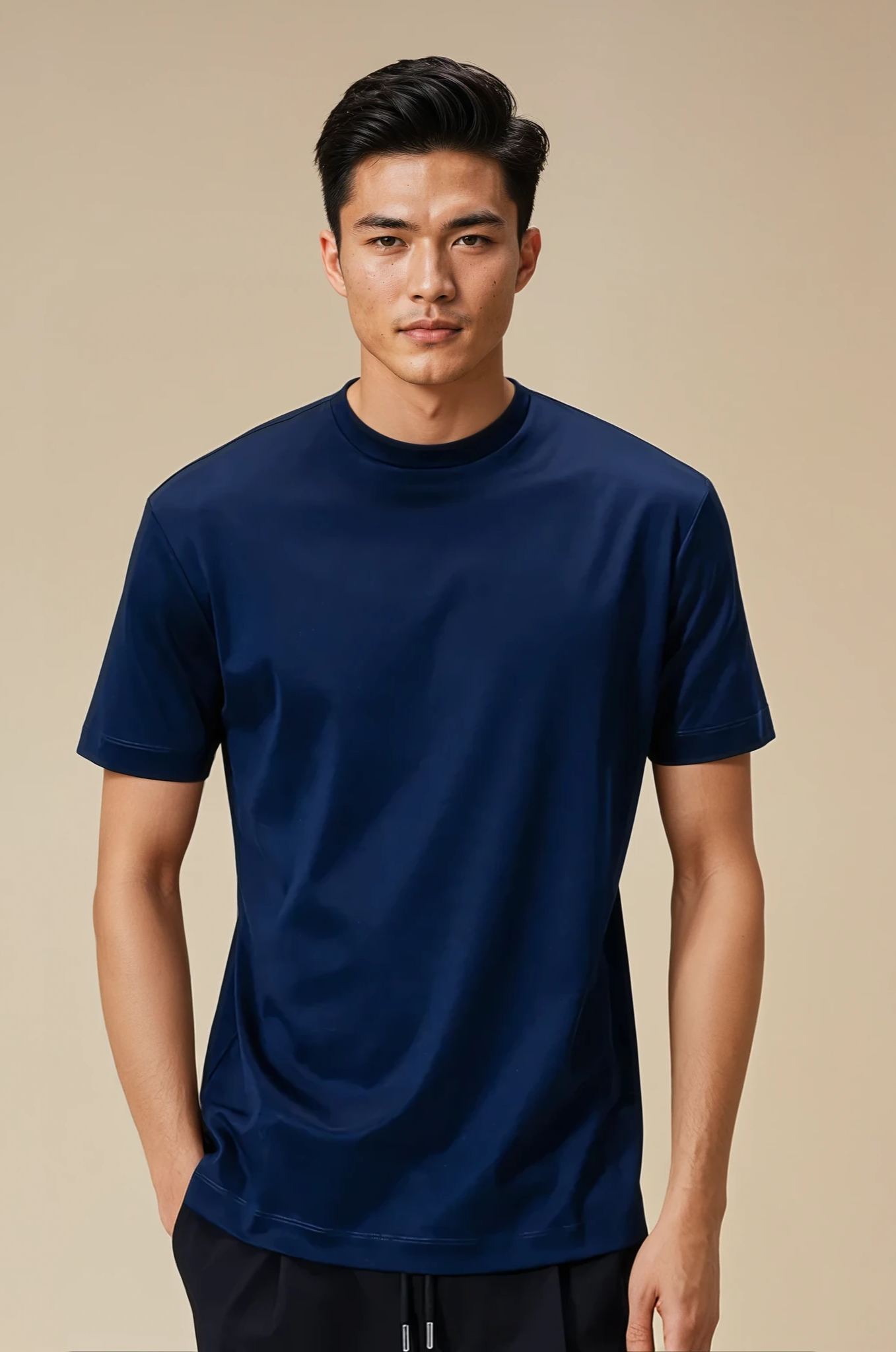 Navy Blue Glance Tee