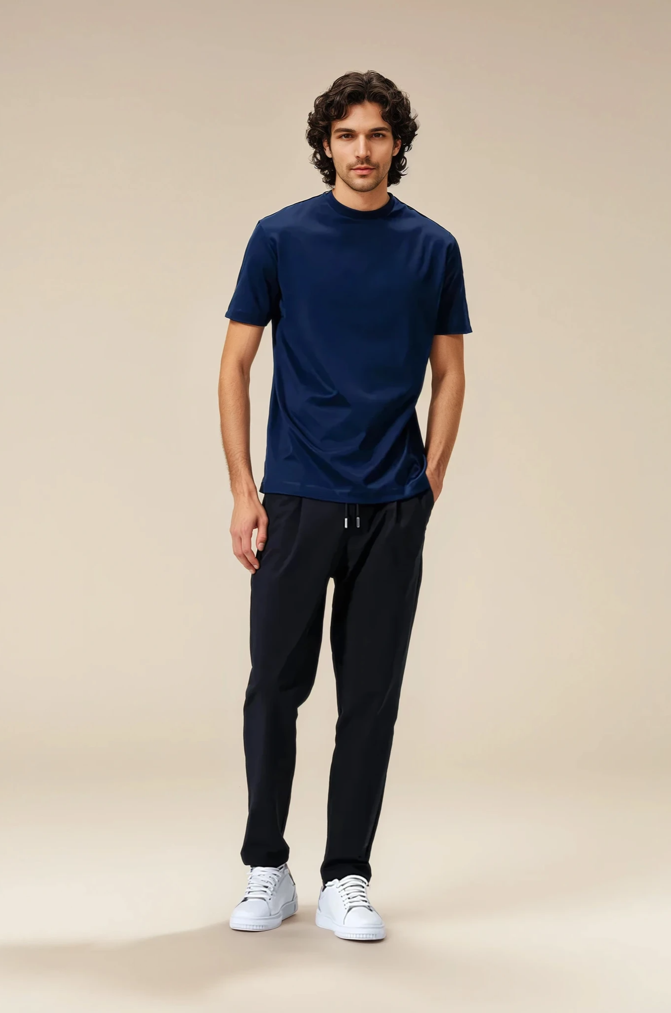 Navy Blue Glance Tee